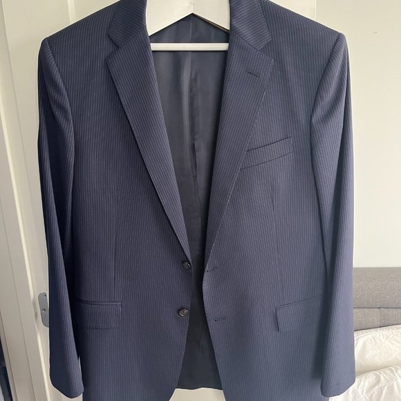 Polo Ralph Lauren Blue Pinstripe Suit 42R